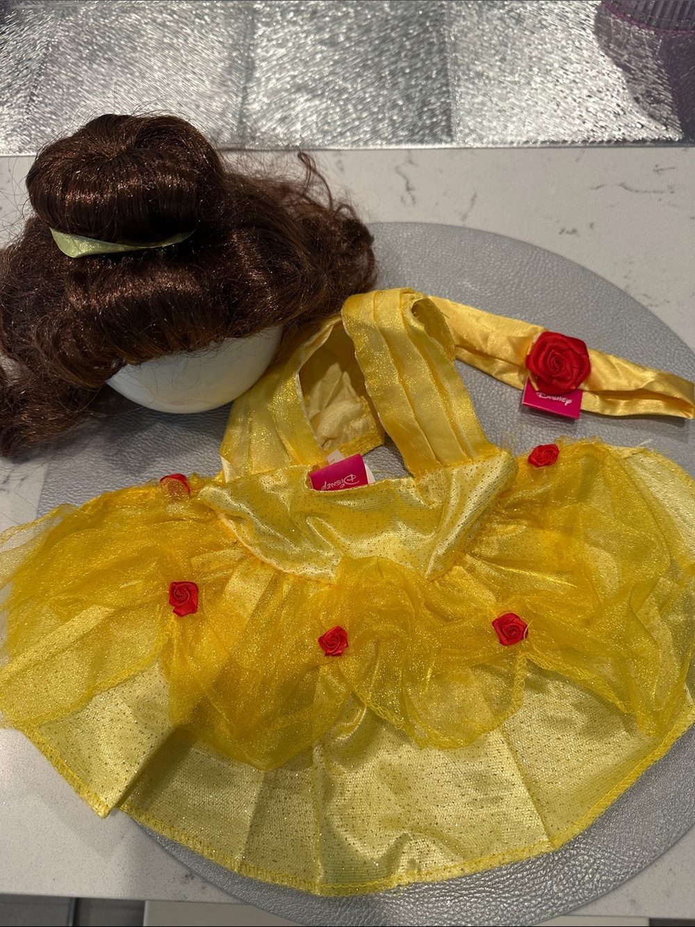 Beauty & The Beast Belle dog Costume